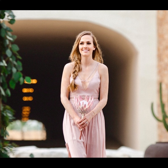 Dolce Vita Finley Dress in Dusty Rose. - Picture 3 of 3